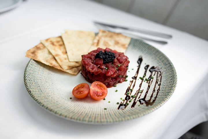 Tartar de atún rojo en La Gaditana.