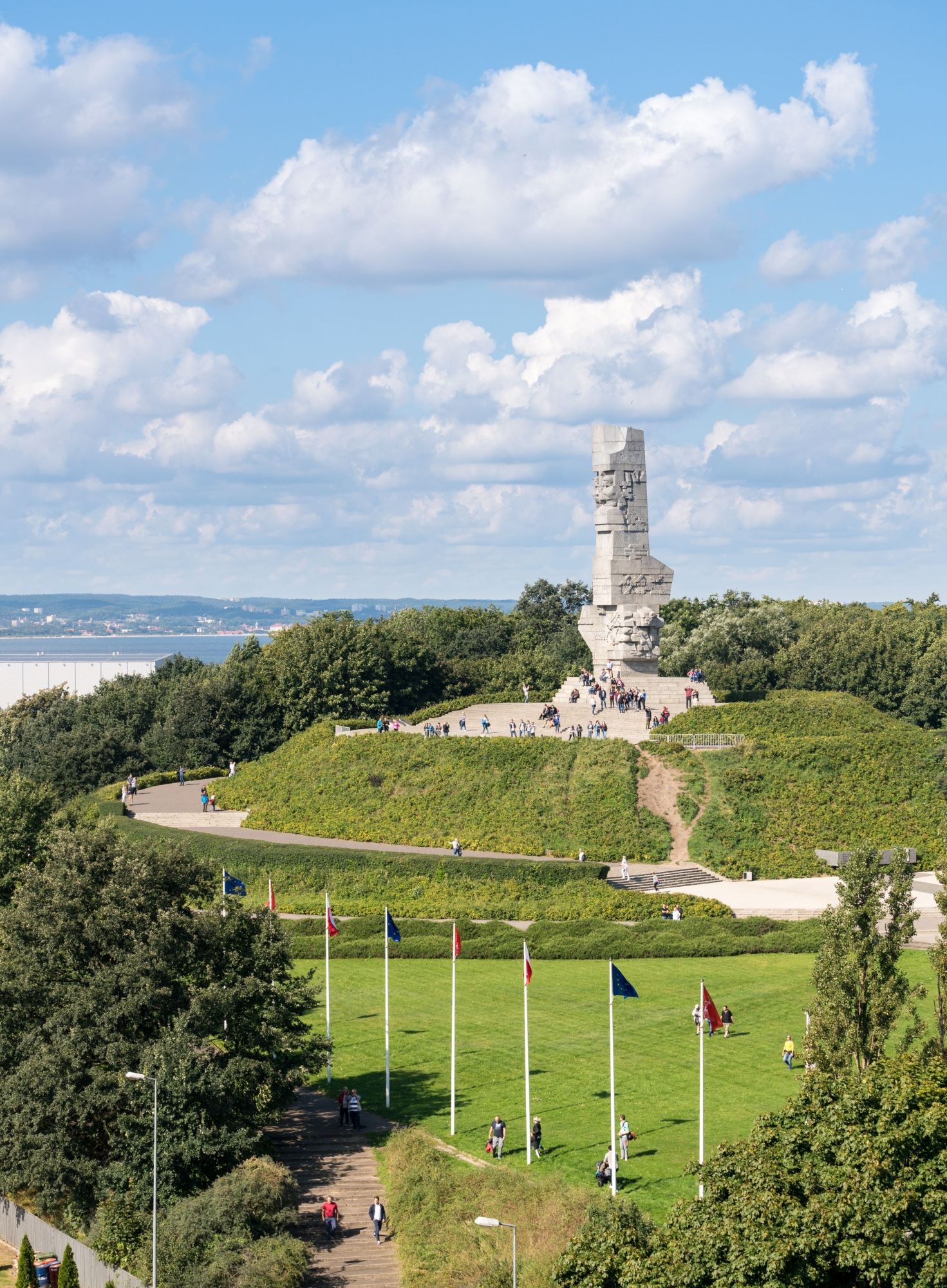 Península de Westerplatte en Gdansk Polonia.