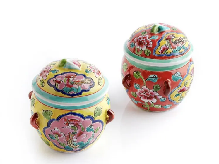 Pequeña porcelana Kamcheng